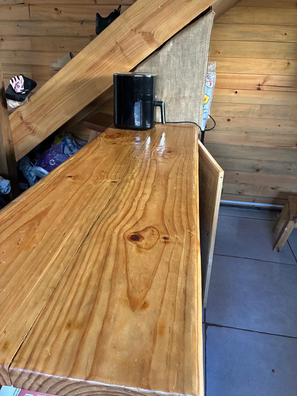 Mueble Peninsula Cocina Rustico